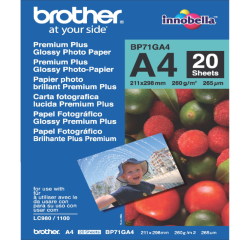 Brother Innobella Premium Plus BP71GA4 - photo paper - glossy - 20 sheet(s) - A4 - 260 g/m²