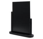 Securit tabletop slate 323x270x71mm black wood