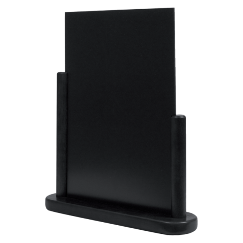 Ardoise de table Securit 323x270x71mm bois noir