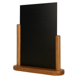 Securit Table Slate 323x270x71mm Teak Wood