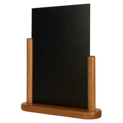 Krijtbord Securit 21x28x7cm teak hout