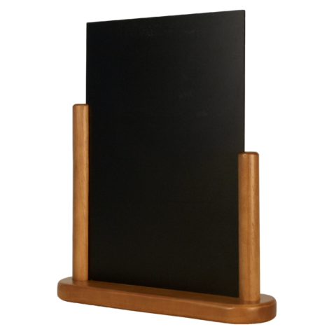 Krijtbord Securit 21x28x7cm teak hout