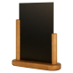 Krijtbord Securit 230x200x60mm teak hout