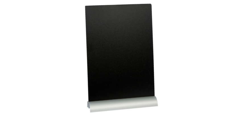Krijtbord Securit A4 290x210x60mm voet aluminium