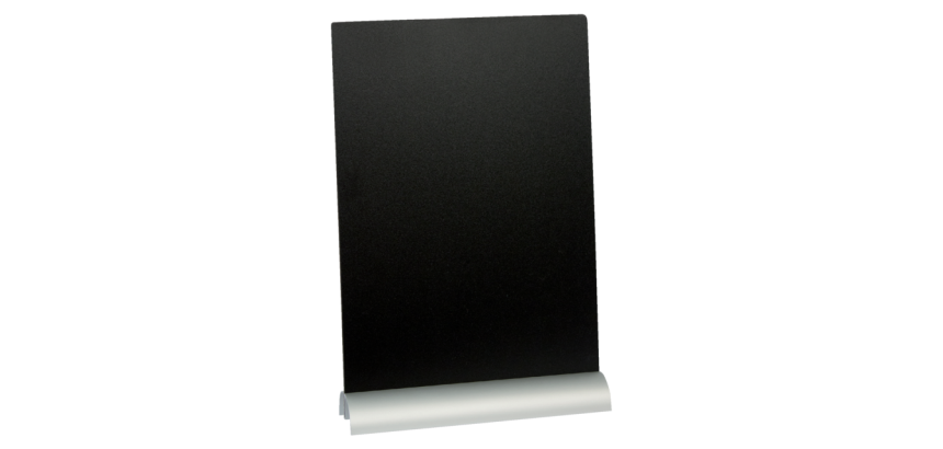 Krijtbord Securit A4 290x210x60mm voet aluminium