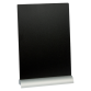 Krijtbord Securit A4 29x21x6cm voet aluminium