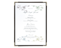 Protège-menu Securit A4 1 volet/2 pages transparent 3 pièces