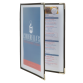 Protège-menu Securit A4 2 volets/4 pages transparent 3 pièces