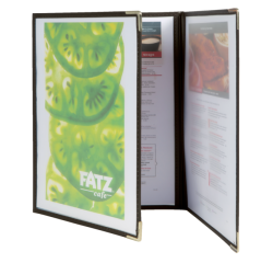 DE_SECURIT MENU CRYSTAL A4 3 POCH