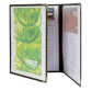 Protège-menu Securit A4 3 volets/6 pages transparent 3 pièces