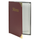 Protège-menu Securit A5 4x 2 pochettes bordeaux