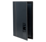 Securit Trendy A5 Menu Cover 1x 2 pockets black