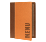 Menukaart Securit Trendy A5 1 x 2 tassen bruin