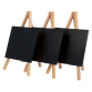 Securit ardoise de table mini trépied, hêtre