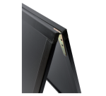 Stoepbord Securit 550x850x30mm zwart hout