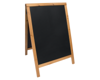 Stoepbord Securit 550x850x30mm teak hout