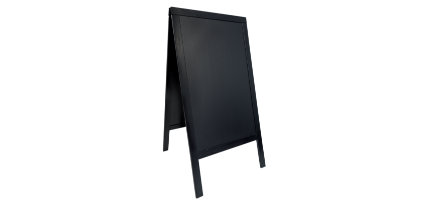 Panneau trottoir Securit 700x1250x40mm bois noir
