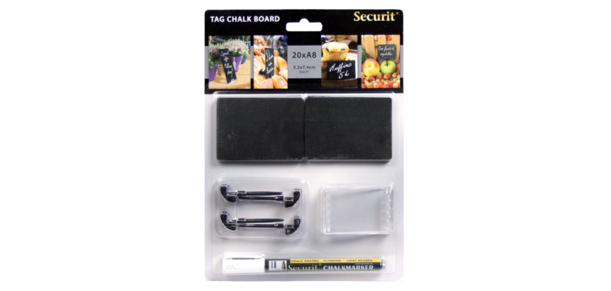 Krijtbord Securit A8 tags