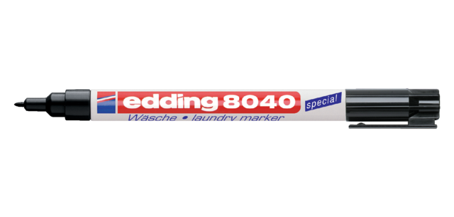 Edding 8040 Special Fabric Marker bullet 1mm black