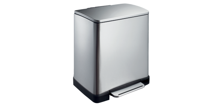EKO E-Cube 9+10L Stainless Steel Pedal Bin