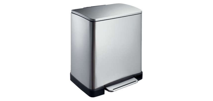 EKO E-Cube 9+10L Stainless Steel Pedal Bin