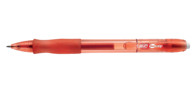 BIC Gel-ocity Medium Red Gel Pen