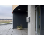 Cendrier mural acier inoxydable