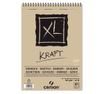 Schetsblok Canons XL Kraft A4 spiraal 60v 90gr