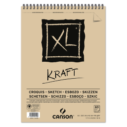 Schetsblok Canons XL Kraft A3 spiraal 60v 90gr