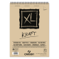 Bloc à croquis Canson XL Kraft A3 60 feuilles 90g spirale