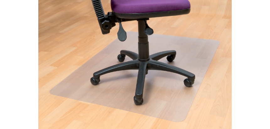 Tapis protège-sol Floortex PVC 120x150cm pour sol dur