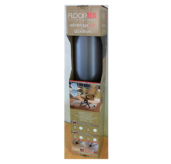 Tapis protège-sol Floortex PVC 120x90cm sol tendre pack retail