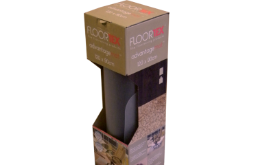 Stoelmat Floortex PVC 120x90cm voor harde vloeren retailpak