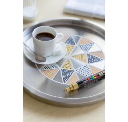 Marqueur Uni-Ball Posca pointe conique 0,7 mm blanc