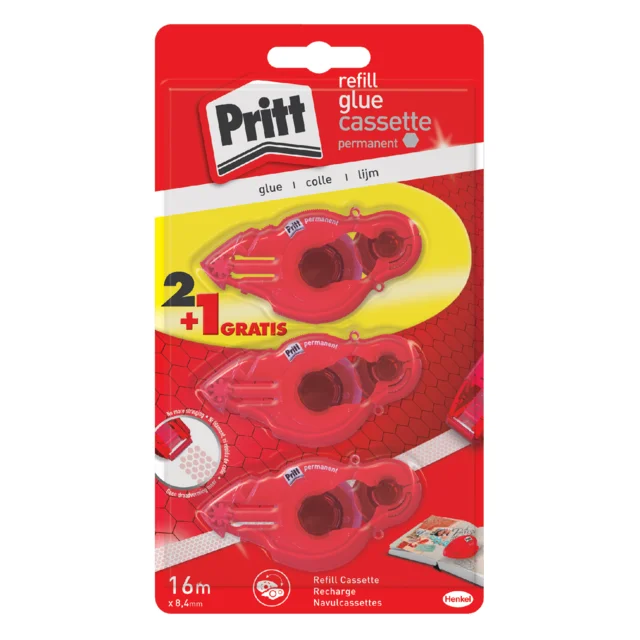 Roller de colle Pritt Compact non-permanent sous blister