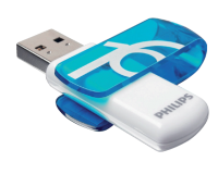 Clé USB 2.0 Philips Vivid Edition Ocean Blue 16Go