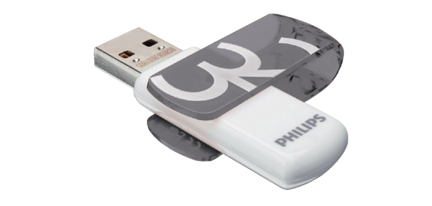Clé USB 2.0 Philips Vivid USB-A 32Go gris
