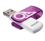 Clé USB 2.0 Philips Vivid USB-A 64Go violet