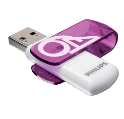 Clé USB 2.0 Philips Vivid Edition Magic Purple 64Go