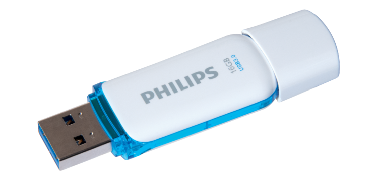 Clé USB 3.0 Philips Snow USB-A 16Go bleu