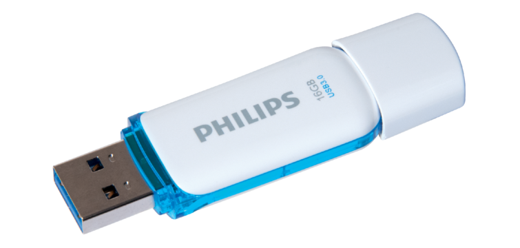 Clé USB 3.0 Philips Snow USB-A 16Go bleu