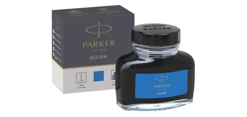 Encre stylo plume Parker Quink lavable 57ml bleu roi