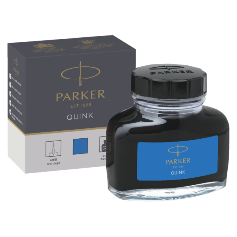 Encre stylo plume Parker Quink lavable 57ml bleu roi