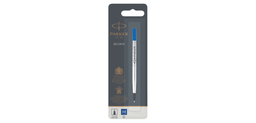 Nachfüllmine Parker Quink Medium Blau Blister 1 Stück