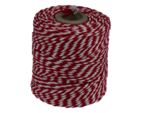 Touw Muller katoen 50 gram 45 meter rood/wit