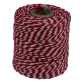 Touw Muller katoen 50 gram 45 meter rood/wit