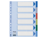 DE_Intercalaire PP A4 6 ongl ass