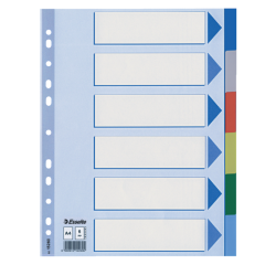 EN_Intercalaire PP A4 6 ongl ass