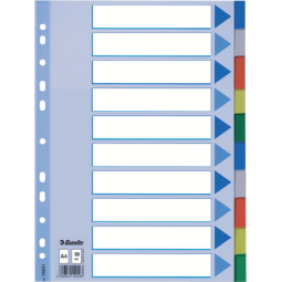 Esselte intercalaires 10 onglets