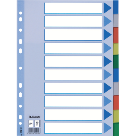 Esselte intercalaires 10 onglets